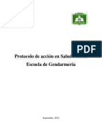 Protocolo de Acción en Salud Mental Escuela de Gendarmería