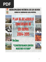 Los Olivos Plan de Desarrollo Concertado