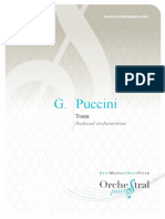 Puccini - Tosca (Score For Reduced Orchestra)