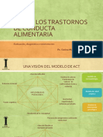 Act en Los Trastornos de Conducta Alimentaria