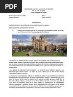 Examen Final Unmsm 2022 - I Geografia Del Paisaje