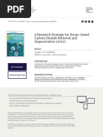 A Research Strategy For Ocean-Based Carbon Dioxide Removal and Sequestration (2021)