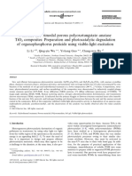 Nanosize and Bimodal Porous Polyoxotungstate-Anatase TiO2 Composites: Preparation and Photocatalytic Degradation of Organophosphorus Pesticide Using Visible-Light Excitation