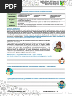 EVALUACION DIAGNOSTICA DE CIENCIAS SOCIALES 3ro - 4to