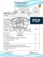 7mo Evaluación Lengua y Literatura Primer Parcial 1.q.