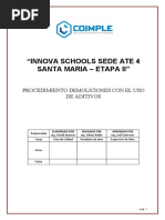 Procedimiento Demolicion Con Cemento Expansivo Santa Maria