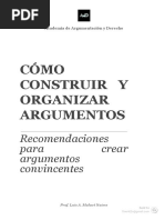 Cómo Construir y Organizar Argumentos