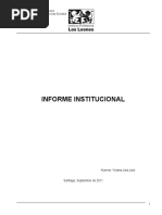 Informe Institucional Final