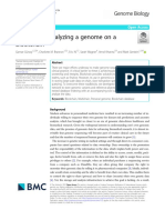 Storing and Analyzing A Genome On A Blockchaingenome Biology