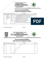 8.1.8 A Bukti Pelaksanaan Program Keselamatan Kerja.