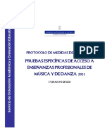 PROTOCOLO - MEDIDAS - SEGURIDAD - MUSICA - DANZA - 2021 - Def