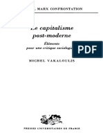 (Actuel Marx Confrontation.) Vakaloulis, Michel - Le Capitalisme Post-Moderne - Éléments Pour Une Critique sociologique-PUF (2001)