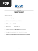 Assignment HPGD3103 Instructional Technologies September 2022 Semester - Specific Instruction