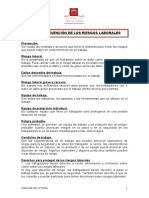 Tema 10 - Prevención de Los Riesgos Laborales