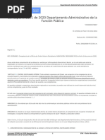 Concepto 072801 de 2020 Departamento Administrativo de La Función Pública