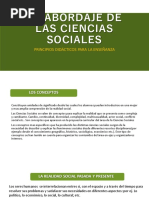 El Abordaje de Las Ciencias Sociales