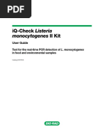 iQ-Check Listeria Monocytogenes II Kits User Guide