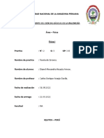 2° INFORME DE FISICA Dianel Alexandra