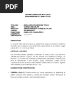 Informe de Resistencia Al Fuego