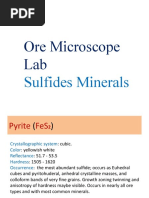 Ore Migcoperos Sulphide