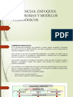 Tendencias, Enfoques, Paradigmas y Modelos Pedagógicos