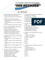 Donoista Es Capaz de Resistirse Al Placer.: Raz. Matemático Tema: Lógica Inferencial