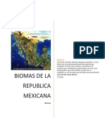 Biomas de La Republica Mexicana