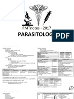 RMTnotes PARASITOLOGY