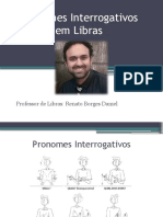 2) Pronomes Interrogativos em Libras