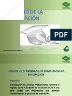 4 Registro de La Evaluación Sae