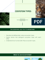 Lesson 5 - Ecosystem Types