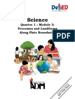 Science10 q1 Mod3 Processes and Landforms Along Plate Boundaries 1-24