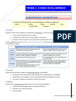 La Narracion Generos y Subgeneros