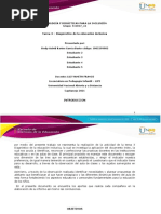 Plantilla Tarea 3 - Diagnóstico de La Educación Inclusiva