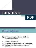 Chapter 6 - Leading