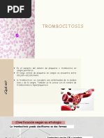 TROMBOCITOSIS 2022pptx