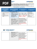 Matriz de Necesidades 2022 - 4° Matematica