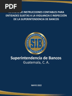 Manual de Instrucciones Contables para Entidades Sujetas A La Vigilancia e Inspección de La Superintendencia de Bancos