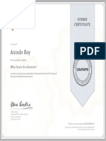 Coursera Certificate