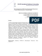 Uma Análise Do Impacto Do COVID-19 Nas Demonstrações Financeiras À Luz Da Teoria Do Disclosure e Teoria Dos Sinais