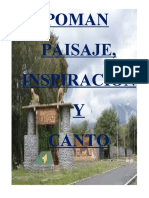 Poman, Paisaje, Inspiracion y Canto