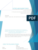 Active and Passive Voice