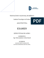 Estructuras de Acero - Examen 1 - Bautista Hernandes - Calzada Campos