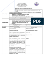 Detailed Lesson Plan in Oral Communication