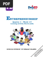 Entrepreneurship LAS QUARTER 1