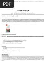 Perma Treat WB: Water Based Sillicon Water Repellent and Injection System