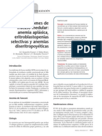 Síndromes de Fracaso Medular: Anemia Aplásica, Eritroblastopenias Selectivas y Anemias Diseritropoyéticas