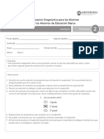 Degadae - EXAMEN DIAGNOSTICO 2o