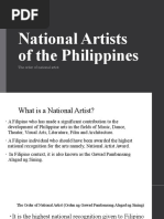 National Artists of The Philippines