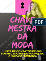 Lista de Fornecedores Chave Mestra Da Moda